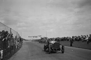 Count Louis Vorow Zborowski Gallery: Count Louis Zborowski driving Chitty Bang Bang 1 to win the Southsea Speed Carnival, 1922