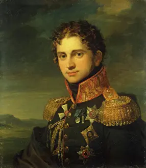 Stroganov Prints: Count Pavel Stroganov, 1825. Creator: George Dawe