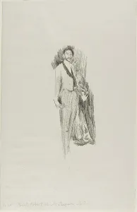 Robert De Montesquiou Prints: Count Robert de Montesquiou, 1894. Creator: Beatrix Godwin Whistler