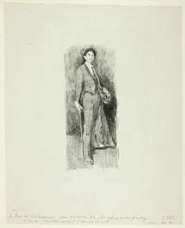 Robert De Montesquiou Prints: Count Robert de Montesquiou, 1894. Creator: Beatrix Godwin Whistler