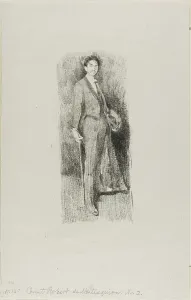 Robert De Montesquiou Prints: Count Robert de Montesquiou, 1894. Creator: Beatrix Godwin Whistler