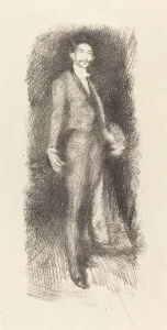 Count Robert de Montesquiou, No. 2, 1894. Creator: James Abbott McNeill Whistler Count Robert de Montesquiou, No. 2, 1894. Creator: James Abbott McNeill Whistler