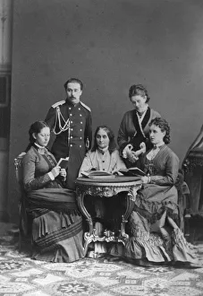 Count Sergei Sheremetev and Countess Ekaterina Sheremeteva and family, 1870s