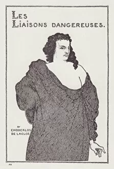 Androgynous Gallery: Count Valmont, from The Savoy No. 8, 1896. Creator: Aubrey Beardsley