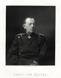 W Holl Gallery: Count von Moltke, (1800-1891), famous German Field Marshal, 19th century. Artist: W Holl