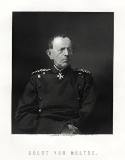 Count von Moltke, (1800-1891), famous German Field Marshal, 19th century. Artist: W Holl