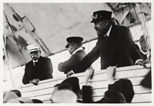 Designer Collection: Count Zeppelin and Dr Eckener in a Zeppelin gondola, Schwaben, Germany, c1908-1917 (1933)