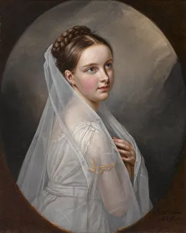 Stieler Prints: Countess Amalie Ludovika von Sayn-Wittgenstein-Sayn (1812-1825), 1825