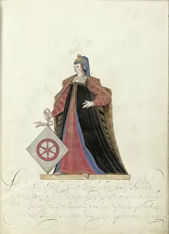 Camp Nicolaes De Prints: Countess of Beusichem, c.1600-c.1625. Creator: Nicolaes de Kemp