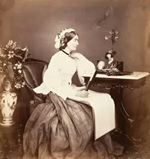 Charlotte Elizabeth Gallery: The Countess Canning, Calcutta, 1861. Creator: Josiah Rowe