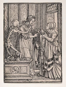 Keys Gallery: The Countess, from The Dance of Death, ca. 1526, published 1538. Creator: Hans Lützelburger
