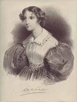 Chopin Gallery: Countess Klaudyna (Claudine) Potocka, nee Dzialynska (1801-1836), 1820s