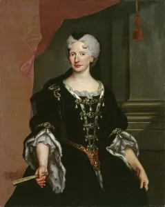 School Of Genoa Prints: Countess Palatine Dorothea Sophie of Neuburg (1670-1748)