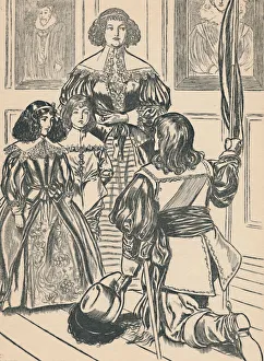 Blackie And Son Ltd Collection: The Countess Receives The Banners, c1907