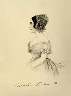 Alfred Dorsay Gallery: Countess of Tankerville, 1844. Creator: Alfred d Orsay