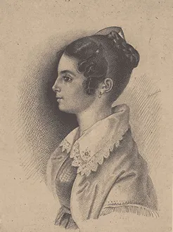 Countess Vera Fyodorovna Vyazemskaya, nee Gagarina (1790-1886). Artist: Binemann, Vasili Fyodorovich (1795-1842)