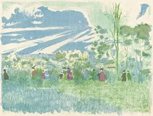 Across Country (A travers champs), 1897 / 1898 (published 1899). Creator: Edouard Vuillard