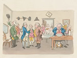 Bunbury Collection: The Country Club, April 7, 1803. April 7, 1803. Creator: Thomas Rowlandson