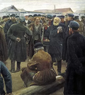 Berthe 1841 1895 Gallery: At the country community meeting, 1893