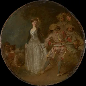 Antoine Watteau Collection: The Country Dance. Creators: Jean-Antoine Watteau, Unknown