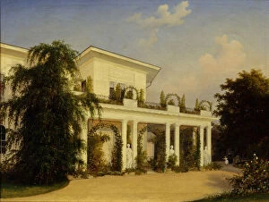 Images Dated 24th June 2013: The country estate Kachanovka, 1849. Artist: Voloskov, Alexei Yakovlevich (1822-1882)