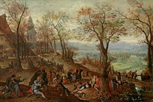 Funfair Prints: Country Fair, 1596. Creator: Pieter Stevens