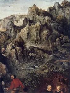 Painted Wood Prints: The Country Feast, detail, 1576. Artist: Lucas van Valckenborch