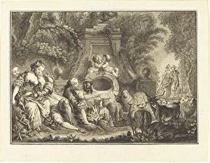 Eisen Charles Dominique Joseph Prints: Country Pleasures. Creators: Joseph de Longueil, Charles Eisen