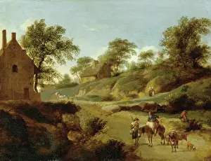 Dirt Track Prints: On a Country Road, c1666-1668. Creator: Jan van der Heyden