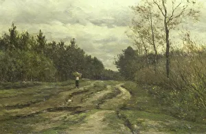 Country Road near Laren, (Province of North Holland), 1870-1897. Creator: Willem Roelofs