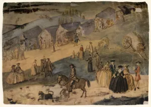 A Country Scene, c1750, (1934). Creator: Susanna Duncombe
