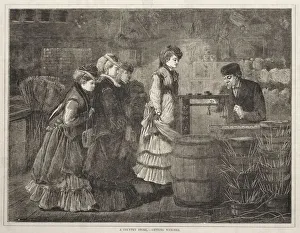 A Country Store, Getting Weighed, 1871. Creator: Winslow Homer (American, 1836-1910)