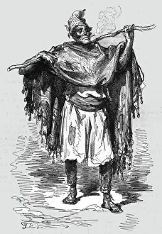 Dore Gustave Prints: Countryman of the Neighbourhood of Seville;An Autumn Tour in Andalusia