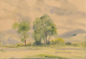 1928 Prints: Countryside, 1928. Creator: Zolo Palugyay