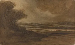 Countryside of Burgundy [recto]. Creator: Alphonse Legros