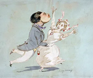 A Couple, c1825-1877. Artist: Henry Bonaventure Monnier