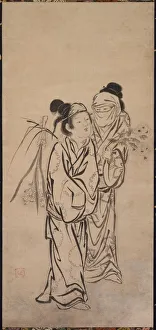 A Couple, late 1500s. Creator: Hasegawa Soen (Japanese)