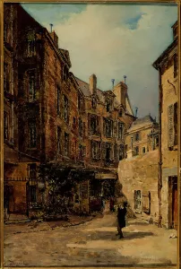 6th Arrondissement Prints: Cour de Rohan, c1900. Creator: Unknown