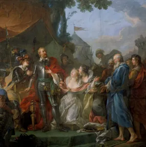 Images Dated 15th August 2005: The courageous action of Eustache de Saint-Pierre at the Siege of Calais, 1346