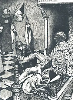 But This Course Did Not Please His Subjects. 1899, (1923). Artist: Byam Shaw But This Course Did Not Please His Subjects. 1899, (1923). Artist: Byam Shaw