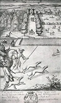 Coursing with Grayhounds, late 17th century, (1911). Creator:s G