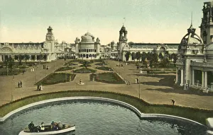 Boating Lake Prints: Court of Arts, Coronation Exhibition, London, 1911. Creator: Unknown