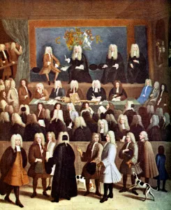 Judgement Prints: The Court of Chancery in the Reign of George I, 18th century (c1905)