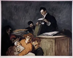 Jean Louis Prints: The Court. Creator: Jean Louis Forain