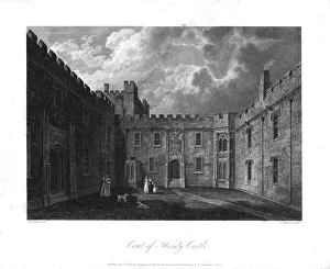 Yorkshire Prints: Court of Hornby Castle, c1820. Creator: Thomas Milton