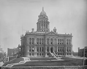 Nebraska Prints: Court House, Omaha, Nebraska, c1897. Creator: Unknown