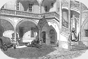 Court of a house in Therese Street, Nuremberg; From Alsace to the Hartz, 1975. Creator: Unknown
