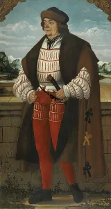 The Court Jester known as Knight Christoph, 1515. Creator: Hans Wertinger