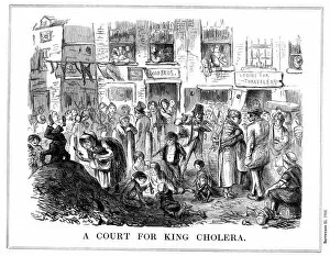 Cholera Collection: A Court for King Cholera, 1852