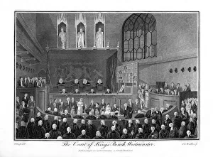 Images Dated 29th April 2006: The Court of the Kings Bench, Westminster, London, 1804